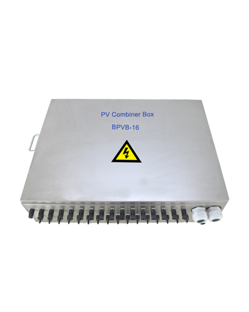 solar combiner box with monitoring